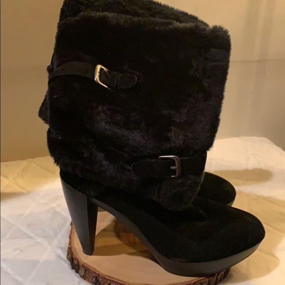 nine west fur boots
